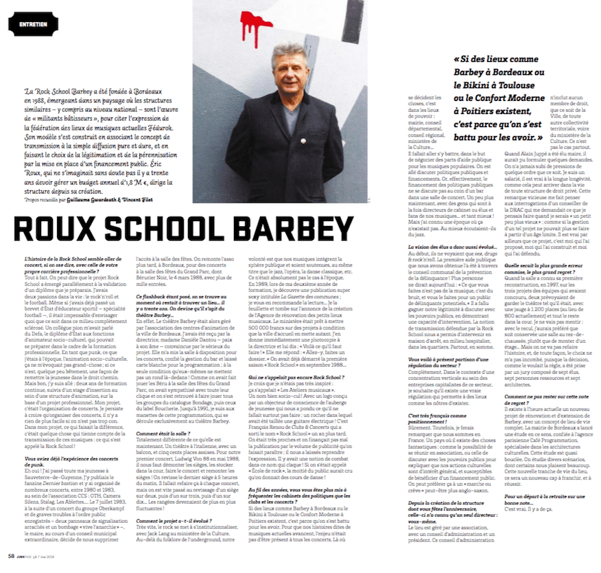 Roux School Barbey Junkpage
